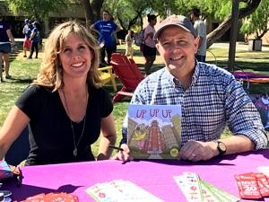 "Up Up Up" Author Phoebe Fox & Illustrator Michael Hale