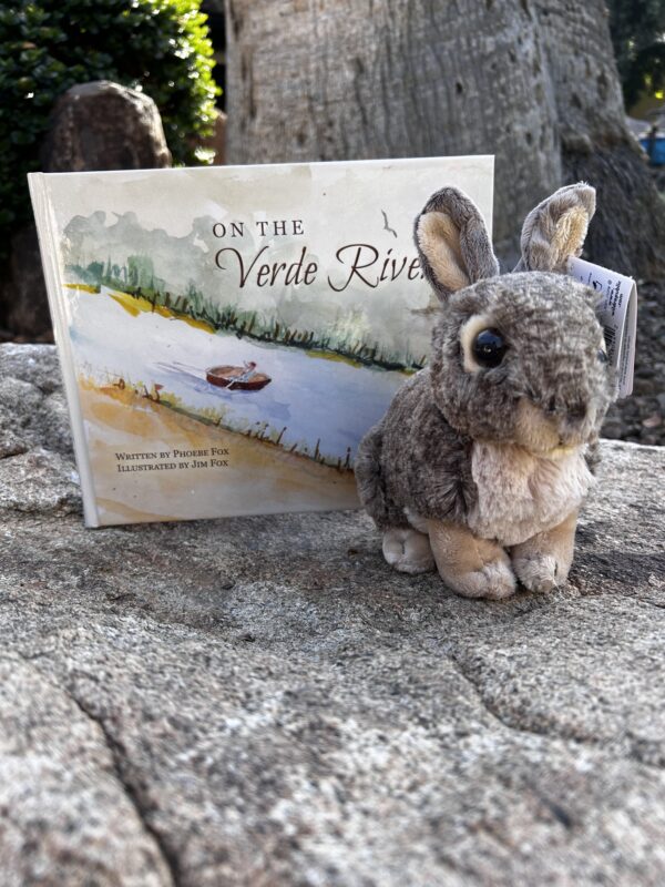 On the Verde River & Plush Rabbit